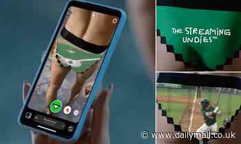 Bizarre 'streaming undies' let you watch TV on your partner's bum