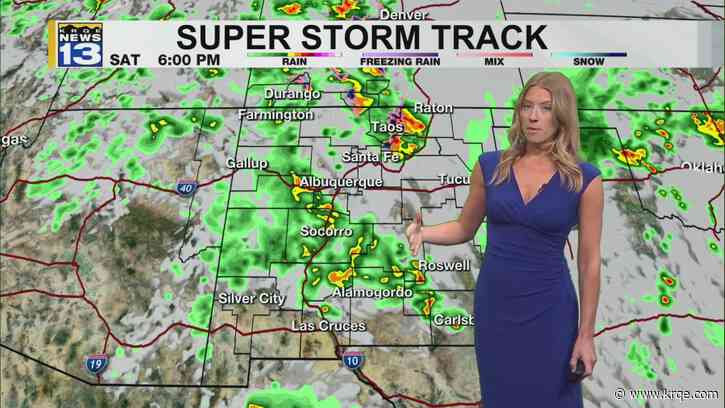 Weekend rain chances across New Mexico