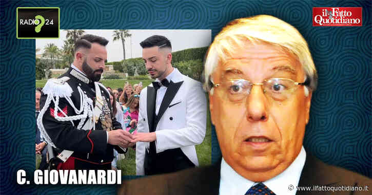 La sparata di Giovanardi sulle nozze gay del carabiniere: “Scandaloso usare alta uniforme per mettere in bocca la lingua a un uomo”