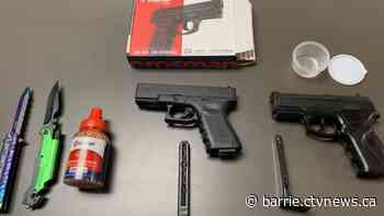 Suspended driver faces multiple weapons-related charges after stopping for R.I.D.E. check