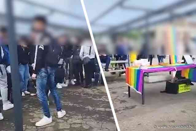 Genkse scholieren spuwen en jouwen naar regenboogvlag op speelplaats: “De sfeer was erg grimmig”