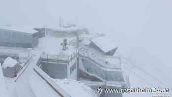 Mitten im Mai: Bis zu fünf Meter Schnee auf der Zugspitze – „erhebliche“ Warnung für Tirol