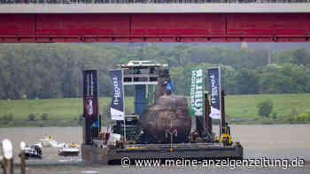 U17 in NRW angekommen: Wo das U-Boot aktuell ist und morgen zu sehen sein wird
