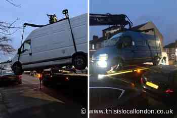 Redbridge fly-tipper has van crushed and fined £800