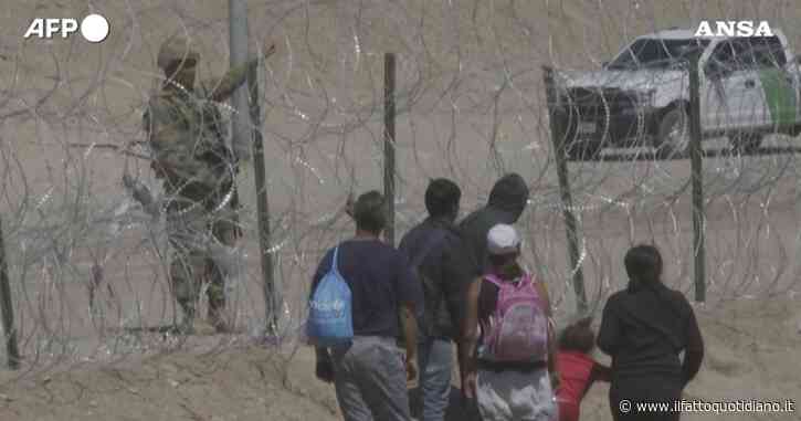 Caos al confine tra Messico e Usa dopo lo stop alle norme per il Covid: centinaia di migranti lungo la frontiera – Video