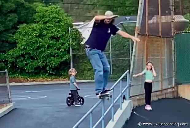 Family Bonding: Dad Inspires Valuable Life Lessons Through Skate Sessions With His Kids