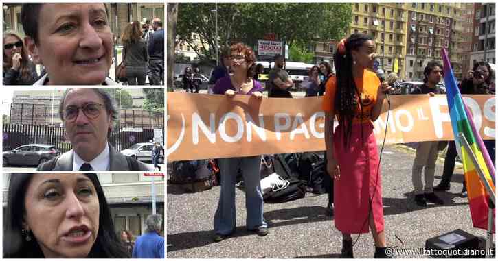 Ultima generazione a processo: al sit-in anche Pd, M5s e Verdi-Sinistra. Gli attivisti: “Comune di Roma parte civile? Abituati a ipocrisie”