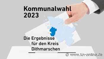 Kommunalwahl-Ergebnisse für Dithmarschen 2023: So wurde gewählt