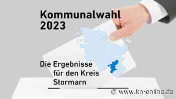 Kommunalwahl-Ergebnisse für Stormarn 2023: So wurde gewählt