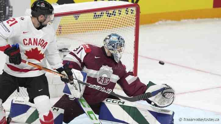 Weegar has three points, Canada routs co-host Latvia 6-0 in world championship opener