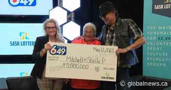 Saskatoon couple $5 million richer after winning Lotto 6/49 draw