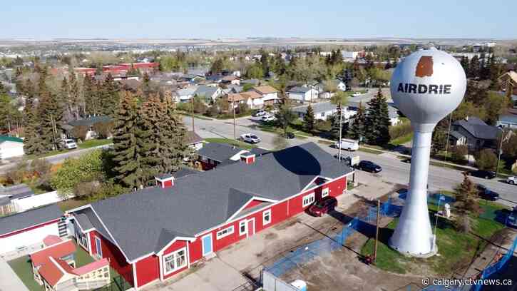 'We don't have a lot of built history left': Airdrie's water tower is getting a facelift