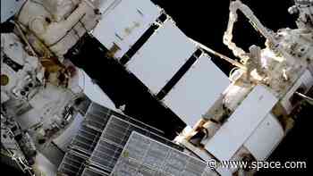 Russian cosmonauts move vital radiator for International Space Station in 5-hour spacewalk