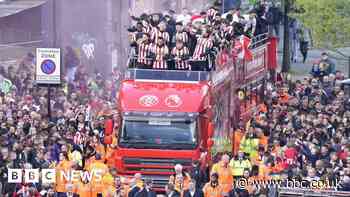 Sheffield United victory parade: Thousands of fans turn out