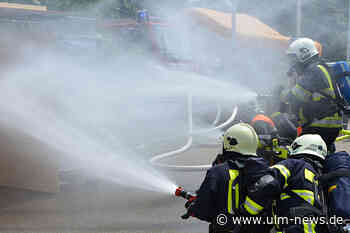 Großbrand zerstört mehrere Firmengebäude in Ulm