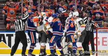Oilers, Golden Knights adjust to absence of suspended defencemen for Game 5