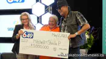 'An electric shock through my body': Saskatoon couple wins $5 million in lottery