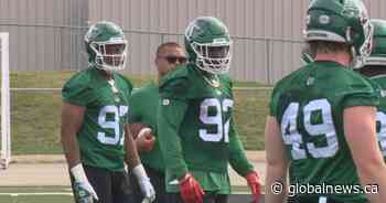 Former NFL lineman Bryan Cox Jr. gets second chance with Saskatchewan Roughriders