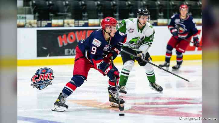 Aiden Fink of Brooks named top CJHL forward