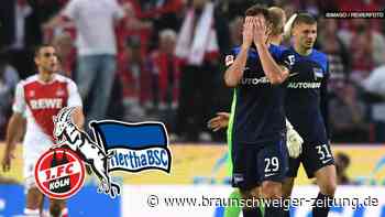 Debakel in Köln: Hertha taumelt Abstieg entgegen