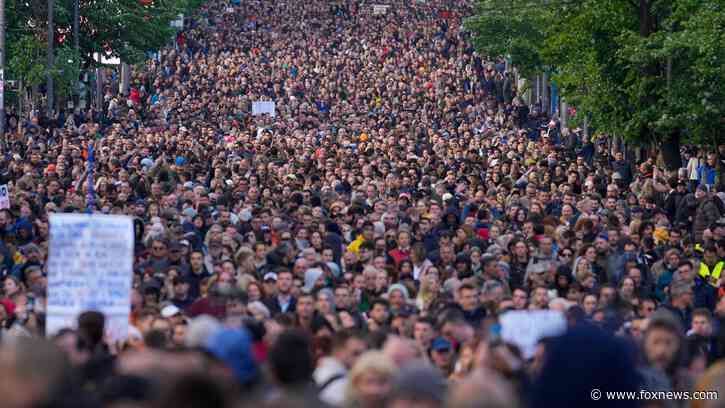 Serbs march on Belgrade in droves after back-to-back mass shootings