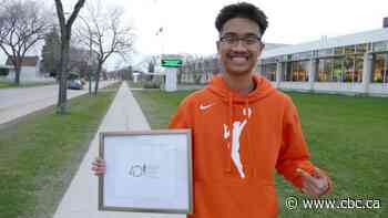 Winnipeg high school student receives national humanitarian award for disability inclusion work