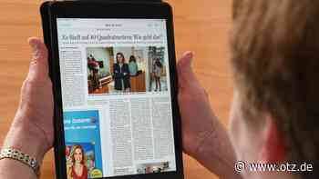 Zum digitalen Lesen der Zeitung in Jena beraten lassen