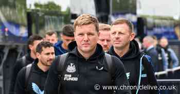 Newcastle United head coach Eddie Howe approached by fan at Elland Road in worrying moment