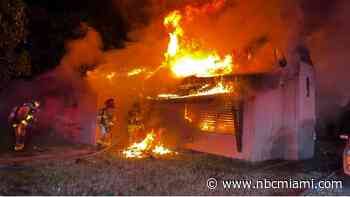 5 Displaced, 2 Taken to Hospital After Fort Lauderdale Home is Engulfed in Flames