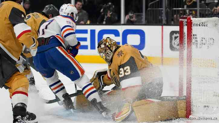 Eichel's 3-point game helps Golden Knights beat Oilers 4-3, take 3-2 series lead