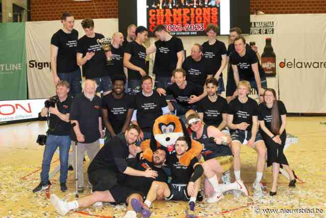 Kortrijk Spurs verovert na Beker van Vlaanderen ook titel in Top Division 1: “Dit gevoel is moeilijk onder woorden te brengen”