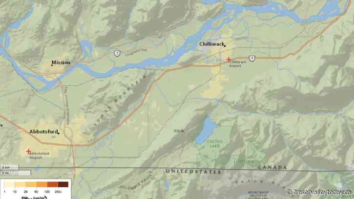 Wildfire smoke expected in the Fraser Valley airshed this weekend