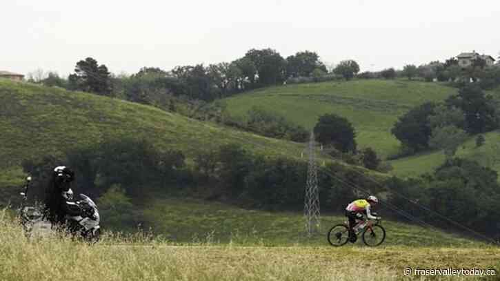 Canadian Derek Gee, in his first Grand Tour, finishes runner-up in Stage 8 of the Giro d’Italia