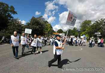 Près de 80 manifestants devant l’aéroport de Cannes-Mandelieu