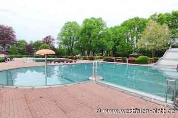 Bald beginnen die Badefreuden in Rahden