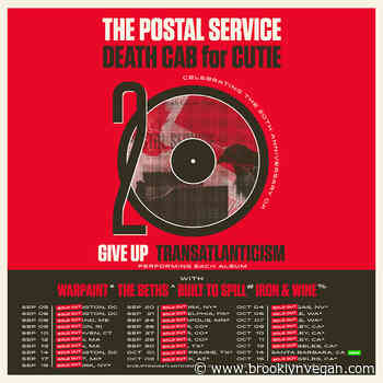 Tour news: Postal Service / Death Cab, Belly, G Eazy, Zopa (Michael Imperioli), more