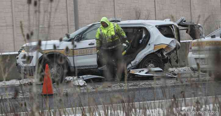 A long-awaited homecoming: Convoy escorts injured ISP Trooper Brian Frank to his Lemont home