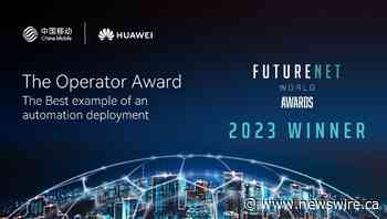 La collaboration entre China Mobile et Huawei remporte le « Prix de l'opérateur » au FutureNet World 2023