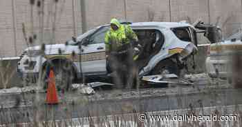 Sent home with love: Convoy escorts injured state trooper back to Lemont with thankful wife