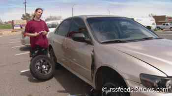 Downpour causes big potholes in metro Denver