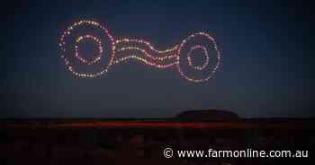 How 1200 drones took an ancient story to the red centre's vast sky