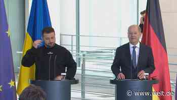 Selenskyj und Scholz informieren über die Ergebnisse ihres Treffens