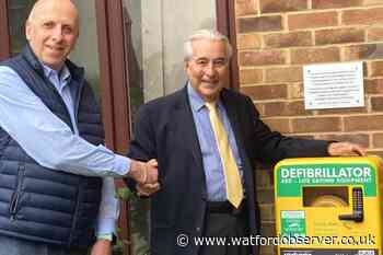 Defibrillator fitted at Moat View Court near Bushey shops