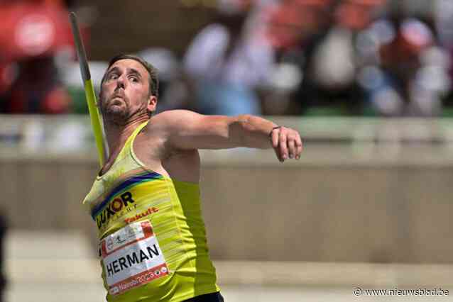 Speerwerper Timothy Herman verpulvert Belgisch record en klopt wereldkampioen: “Het duurde een tijdje tot het allemaal tot me doordrong”