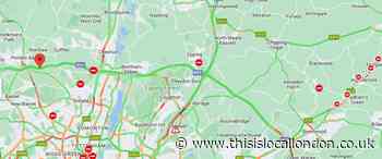 Reports of collision on M25