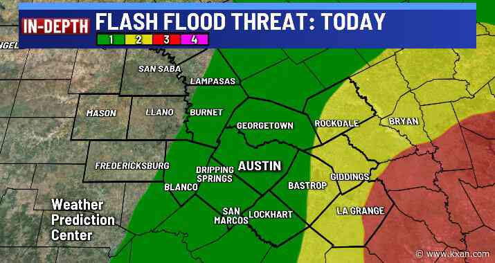 Another day with a wet forecast