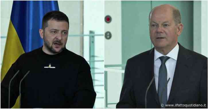 Ucraina, Zelensky in visita a Berlino: “Non stiamo attaccando il territorio russo”. Scholz: “Vi sosteniamo finché necessario”