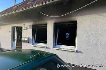 Einfamilienhaus in Büren nach Brand unbewohnbar