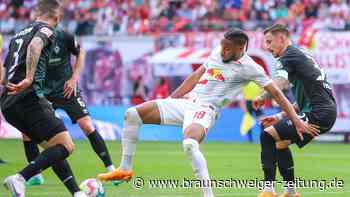 Zwei späte Tore: RB Leipzig besiegt Werder knapp