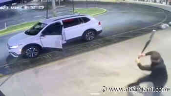 WATCH: Video Shows Man Smashing Miami Lakes Smoke Shop Windows With Bat Following Altercation